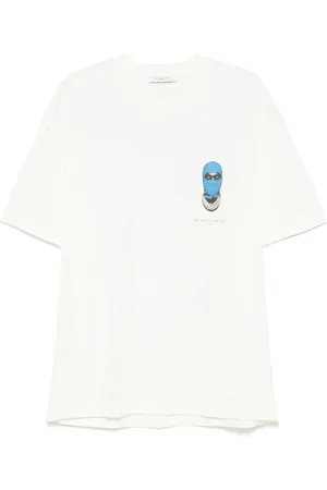Ih Nom Uh Nit Topp, Herr, XL, Bomull, Vit Logotyp Tryck Bomull T-shirt