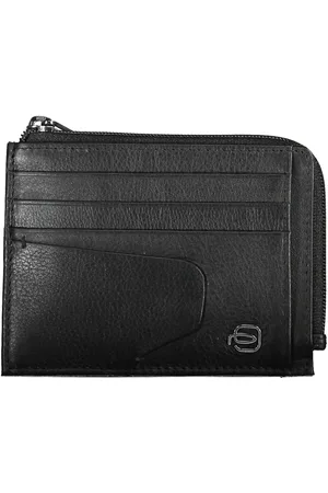 Piquadro Accessoarer, Herr, ONE Size, Läder, Svart läderplånbok med kortfack och RFID-blockerare