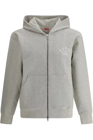 Kenzo Sweatshirts & Hoodies, Herr, XL, Bomull, Dragonfly Monogram Zipper Hoodie