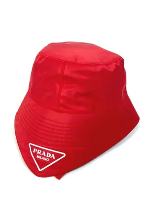 Prada Pre-owned, Dam, ONE Size, Pre-owned Tyg hattar-och-kepsar