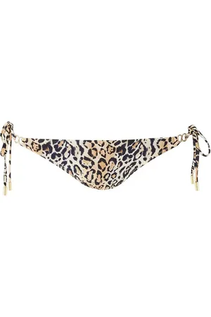 Melissa Odabash Badkläder, Dam, S, Cheetah Bikini Botten med Guld Trim