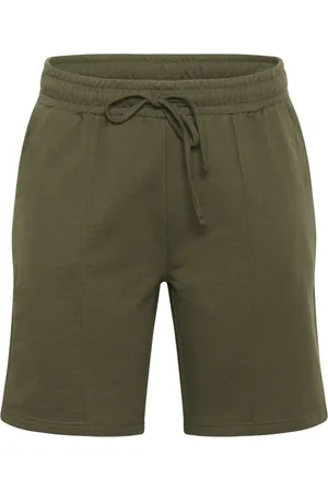 Kaffe Shorts, Dam, M, Bomull, Elastisk Midja Shorts Knickers Grape Leaf