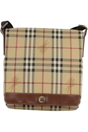 Burberry Pre-owned, Dam, ONE Size, Pre-owned Laeder crossbodyvskor