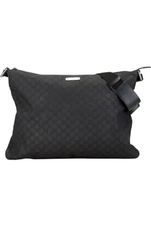 Gucci Pre-owned, Herr, ONE Size, Läder, Pre-owned Laeder axelremsvskor