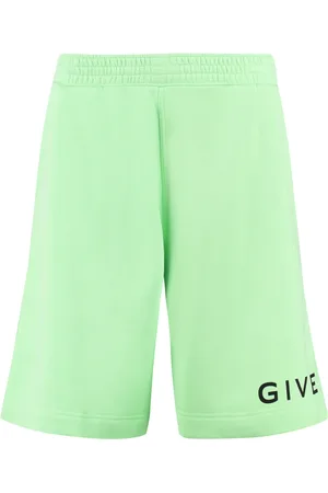 Givenchy Shorts, Herr, S, Bomull, Logo Print Bomulls Sweatshorts