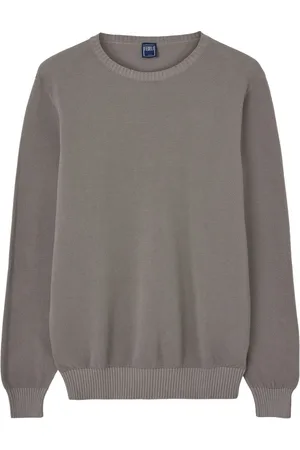 FEDELI Stickade tröjor & koftor, Herr, XL, Beige Tvättad Jerseytröja