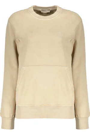 HERNO Sweatshirts & Hoodies, Dam, S, Bomull, Broderad bomullssweatshirt med ribbade kanter