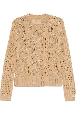 ERMANNO SCERVINO Stickade tröjor & koftor, Dam, M, Rep Stil Mode Tillbehör