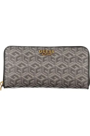 Guess Accessoarer, Dam, ONE Size, Elegant Svart Plånbok med Flera Fack