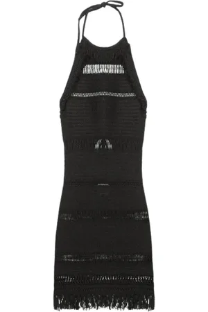 Isabel Marant Klänning, Dam, XS, Bomull, Svart Bomullsklänning