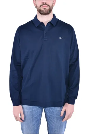 Paul & Shark Topp, Herr, 4Xl, Bomull, Långärmad bomullspolotröja