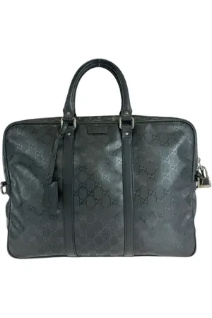 Gucci Pre-owned, Herr, ONE Size, Läder, Pre-owned handväska i canvas