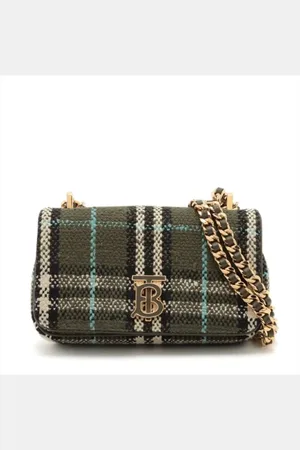 Burberry Pre-owned, Dam, ONE Size, Pre-owned Canvas crossbodyvskor