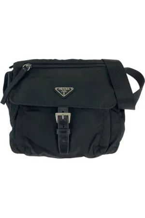 Prada Pre-owned, Herr, ONE Size, Pre-owned Canvas crossbodyvskor