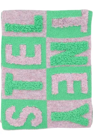Stella McCartney Home, unisex, L, Bomull, Barn Stickad Bokstavsfilt