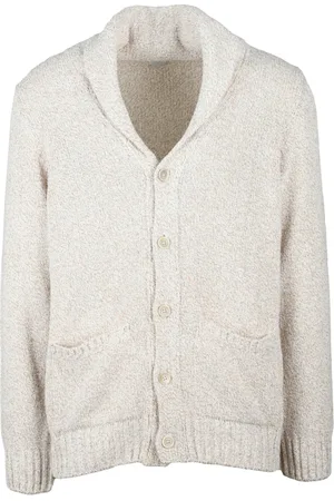 ELEVENTY Stickade tröjor & koftor, Herr, 2Xl, Bomull, Klassisk Cardigan i Bomullsblandning