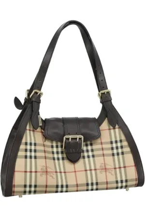Burberry Pre-owned, Dam, ONE Size, Pre-owned Laeder axelremsvskor