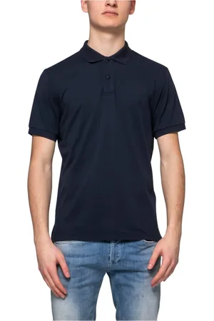 Dondup Topp, Herr, S, Bomull, Klassisk Polo T-shirt med Broderad Logotyp