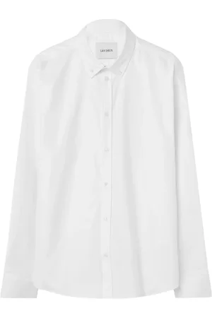 Les Deux Skjorta, Herr, L, Bomull, Vit Button Down Skjorta