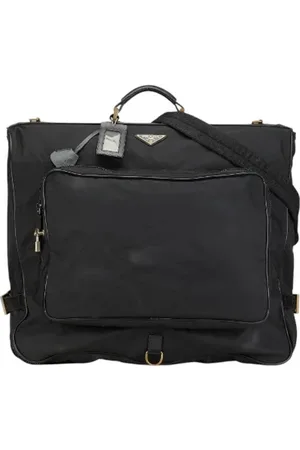 Prada Pre-owned, Herr, ONE Size, Läder, Pre-owned handväska i canvas