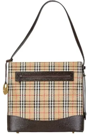 Burberry Pre-owned, Dam, ONE Size, Pre-owned handväska i canvas