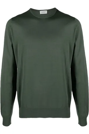 JOHN SMEDLEY Stickade tröjor & koftor, Herr, L, Round-neck Stickat