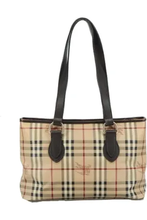 Burberry Pre-owned, Dam, ONE Size, Pre-owned Laeder totevskor