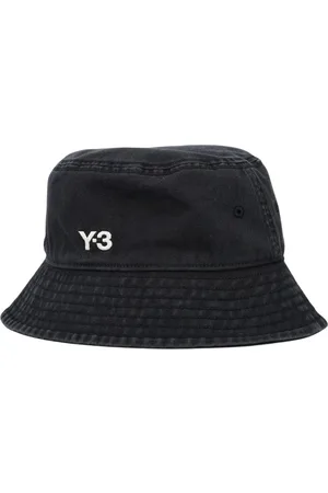 Y-3 Accessoarer, Herr, M, Bomull, Svart Bucket Hat Stiligt Tillbehör