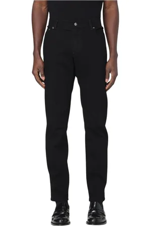 Dolce & Gabbana Jeans, Herr, L, Svarta Straight Leg Jeans