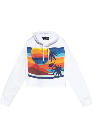 Dsquared2 Sweatshirts & Hoodies, Dam, S, Bomull, Sweatshirt kapsel Summer Lovers
