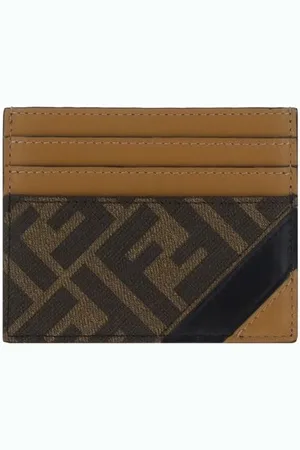 Fendi Accessoarer, Herr, ONE Size, Korthållare med Jacquard Monogram