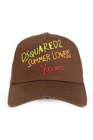 Dsquared2 Accessoarer, Herr, ONE Size, Bomull, Keps med skärm kapsel Sommarälskare