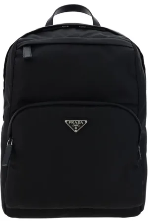 Prada Väska, Herr, ONE Size, Läder, Nylon Ryggsäck med Läderhandtag