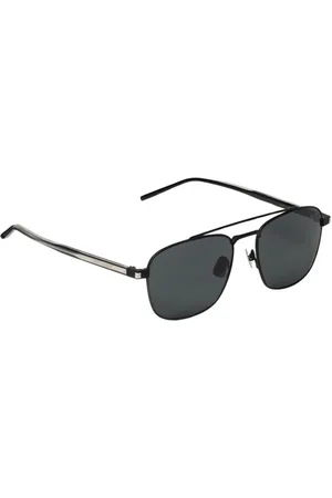 Saint Laurent Accessoarer, Herr, ONE Size, Klassiska Svarta Fyrkantiga Solglasögon