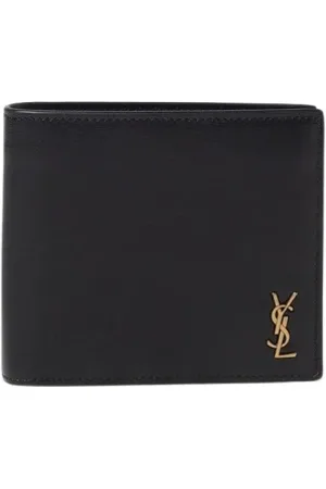 Saint Laurent Accessoarer, Herr, ONE Size, Läder, Klassiskt Läder Plånbok för Män
