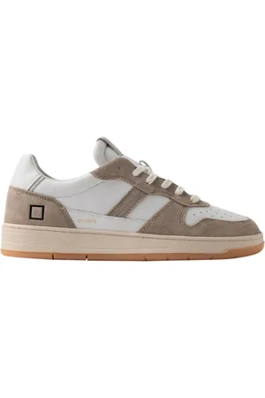 D.A.T.E. Skor, Herr, 43 EU, Bomull, Vintage Calf Beige Sneakers