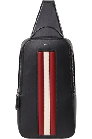 Bally Väska, Herr, ONE Size, Läder, Läder Trefärgad Slingväska