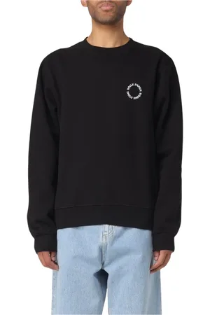 Daily paper Sweatshirts & Hoodies, Herr, S, Bomull, Svart Cirkel Logo Sweatshirt
