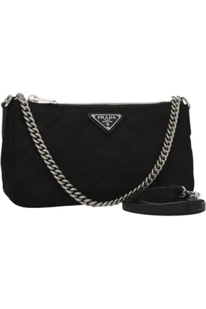 Prada Pre-owned, Dam, ONE Size, Nylon, Pre-owned Nylon handvskor