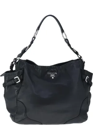 Prada Pre-owned, Dam, ONE Size, Pre-owned Laeder handvskor
