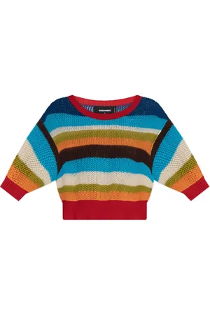 Dsquared2 Stickade tröjor & koftor, Dam, S, Bomull, Sweater kapsel Summer Lovers