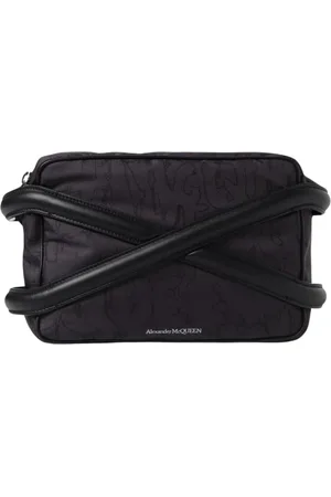 Alexander McQueen Väska, Herr, ONE Size, Läder, Svart Liten Crossbody-väska
