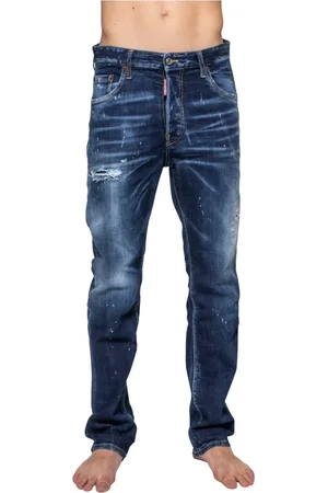 Dsquared2 Jeans, Herr, M, Marinblå herrbyxor