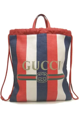 Gucci Pre-owned, Dam, ONE Size, Pre-owned Canvas ryggsckar