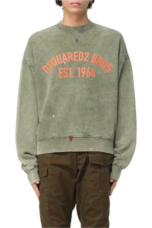 Dsquared2 Sweatshirts & Hoodies, Herr, XL, Bomull, Modern Paint Splatter Sweatshirt