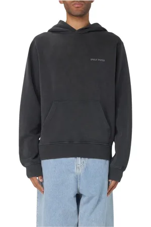 Daily paper Sweatshirts & Hoodies, Herr, L, Bomull, Vintage Wash Hoodie Stiligt Sweatshirt