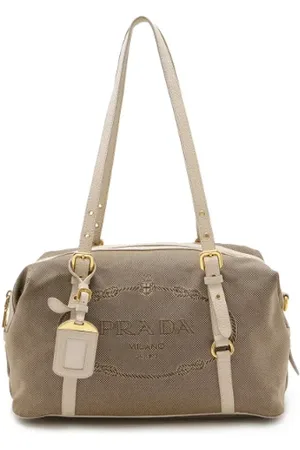 Prada Pre-owned, Dam, ONE Size, Pre-owned Canvas totevskor
