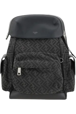 Fendi Väska, Herr, ONE Size, Läder, Monogramläder Ryggsäck