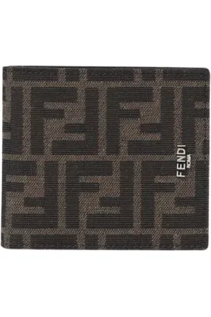 Fendi Accessoarer, Herr, ONE Size, Monogram Korthållare Plånbok