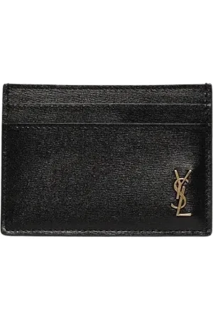 Saint Laurent Accessoarer, Herr, ONE Size, Läder, Klassiskt Läderplånbok med Kortplatser